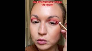 FIRE PALETTE CUT CREASE 🔥 with Fire Mini Eyeshadow Palette | MELT COSMETICS