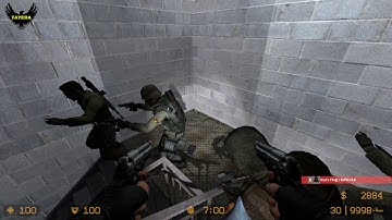 ZOMBIE ESCAPE ROUND ON COUNTER-STRIKE: SOURCE, map:ze_SURVIVORS, LEVEL 2, CSS