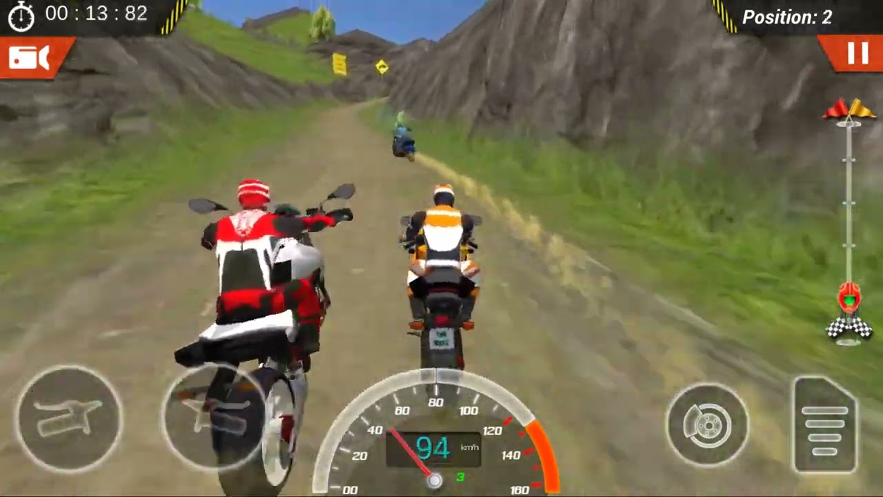 Jogo de Moto de Trilha Corrida de Motocross 