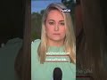 مراسلة إخبارية في موقف حرج على الهواء لسبب غريب