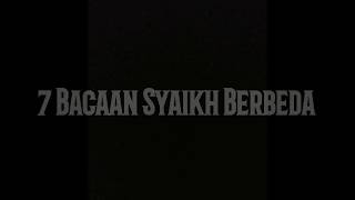 surah al fatihah 7 bacaan syaikh berbeda by yasir attamimy