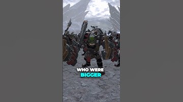 CHAOS DWARFS MADE ORCS WAY TO STRONG: WARHAMMER LORE #shorts #warhammer #lore