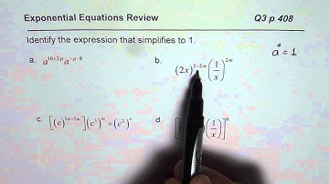 Q3 p 408 Exponents Review MCR3U Nelson Exponent Laws