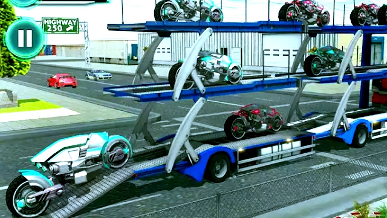 Robot Bike Transport Truck Sim | by The Game Storm Studios | Android Gameplay HD