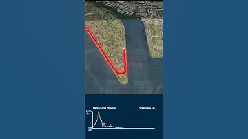 Thumbnail of Marine Corps Marathon Course in Washington, DC #shorts