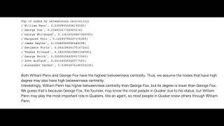 INET4061 PRESENTATION: Graph Analysis