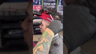 Step By Step On How I Do A High Taper With A Slash Easy Steps