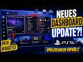 Sony baut die PS5 heimlich komplett um! Dashboard Update schon bald ?