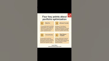 Key Points for Effective Portfolio Optimization: #shortsviral #shorts #shortsfeed #ytshorts