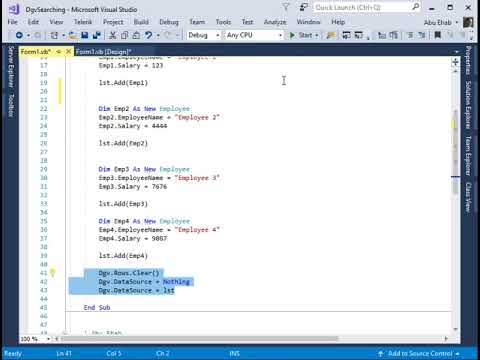 Search for value in DataGridView  VB.Net