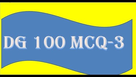 pgtrb2021 Differential Geometry MCQ 100-3