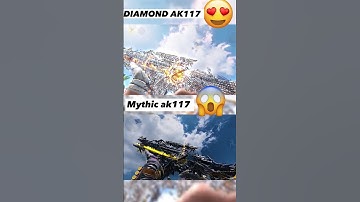MYTHIC AK117 WITH DIAMOND CAMO LOOKS AMAZING 😳🤯 #codm #ak117codm #mythicgun
