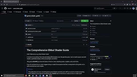 GMod Shader Guide