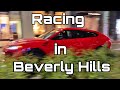 Car racing in Beverly Hills on rodeo drive with effspot