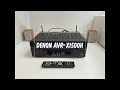 動作確認動画◆DENON デノン AVR-X1500H 7.2ch AVサラウンドレシーバー 2019年製