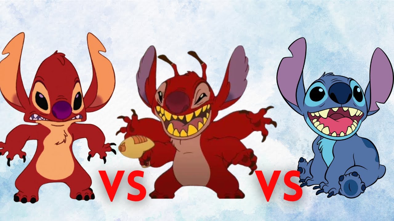 ¿Quién es realmente el MÁS PODEROSO? STITCH vs LEROY vs 627 - YouTube