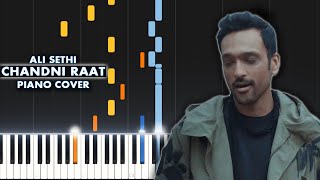 Chandni Raat - Ali Sethi (Piano Tutorial)