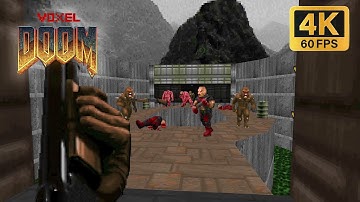 Longplay: Voxel Doom - E1: Knee-Deep in the Dead - [GZDoom] | 4K/60