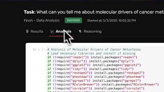 Finch: data analysis demo