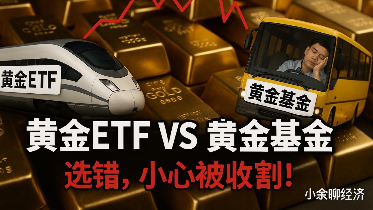 黄金基金 VS 黄金ETF：普通人千万别选错！#黄金ETF#黄金基金#黄金投资