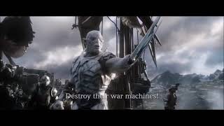 THE HOBBIT: five armies - Azog's attack on the city