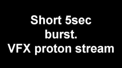 VFX Proton stream first attempt showreel in After Effects CS5.5
