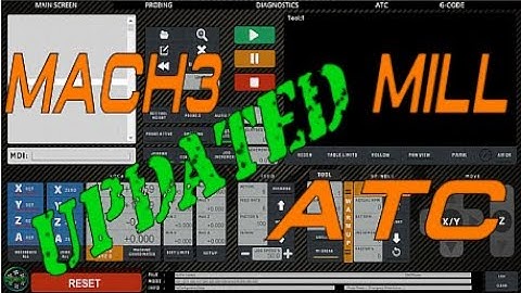 Mach3  Mill Rack GUI