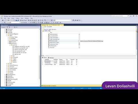 16 SQL DELETE განაცხადი