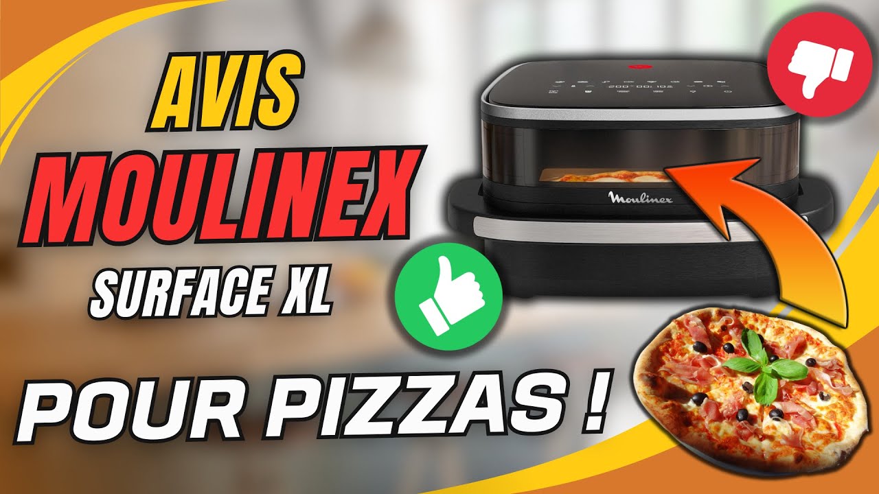 Mon Avis sur l'Air Fryer Moulinex Easy Fry XL Surface ? Idéal pour les Pizzas !