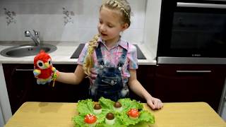 Супер закуска Грибная поляна.Рецепт.Дети готовят.Видео для детей. Супер закуска Грибная поляна.Рецепт.Дети готовят.Видео для детей.