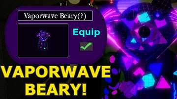 How to get VAPORWAVE BEARY MORPH/SKIN in PIGGY: THE RESULT OF ISOLATION! - Roblox