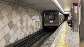 Osaka Metro谷町線22系12編成大日行き到着シーン