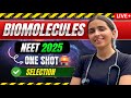 Biomolecules in One Shot- Sureshot Selection in NEET 2025 Challenge.