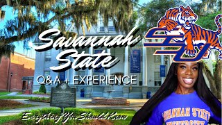 SSU Q&A + MY SSU HBCU COLLEGE EXPERIENCE | Savannah State University TEA
