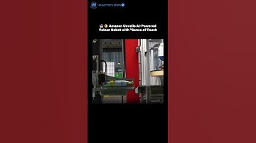 🤖📦 Amazon Unveils AI-Powered Vulcan Robot with "Sense of Touch #success #successmindset