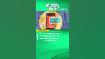 Từ 1/7: Biên bản xử phạt vi phạm hành chính được gửi qua email, app định danh và tin nhắn SMS #news