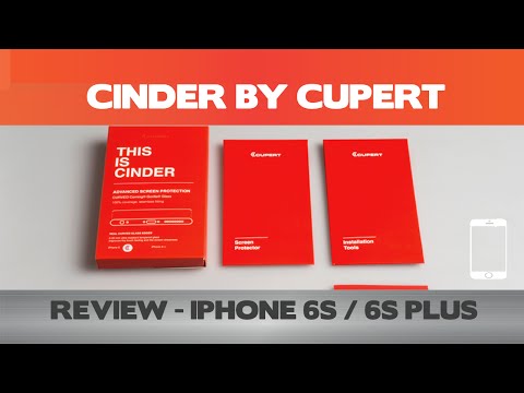 Cinder Review - PLEASE READ THE WARNING BELOW! - iPhone 6 screen protectors - Cupert Technology