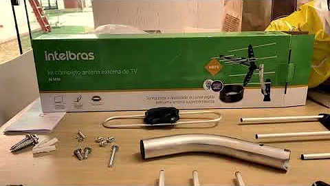 Como montar uma antena digital na televisão?