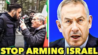 Thousands Palestine Supporters Rally Against Shipping Arms To Israel !