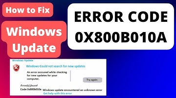 Windows update error code 0x800b010a in Windows 11 / 10 Fixed