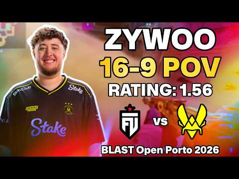 ZYWOO 16-9 POV vs FUT (Anubis) | BLAST Open Porto 2026
