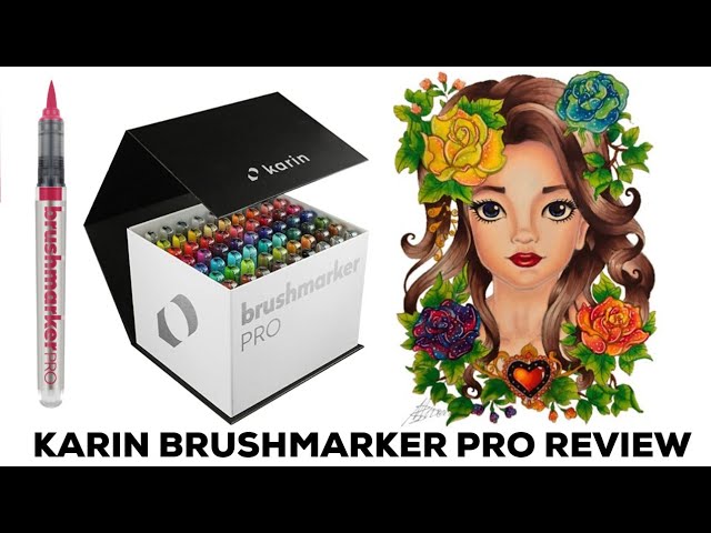 Karin Brushmarker Pro  Marker Pen Review 