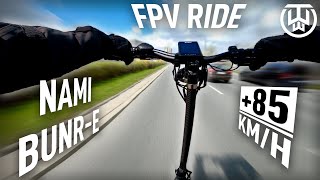 8400 WATT NAMI BURNE VIPER  MONSTER eSCOOTER FPV RIDE