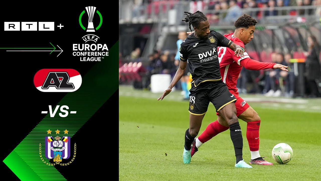 ⁣AZ Alkmaar vs. RSC Anderlecht – Highlights & Tore | UEFA Europa Conference League