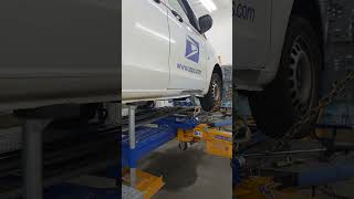 Not sketchy at all. Frame machine pull on mail van Rocker panel