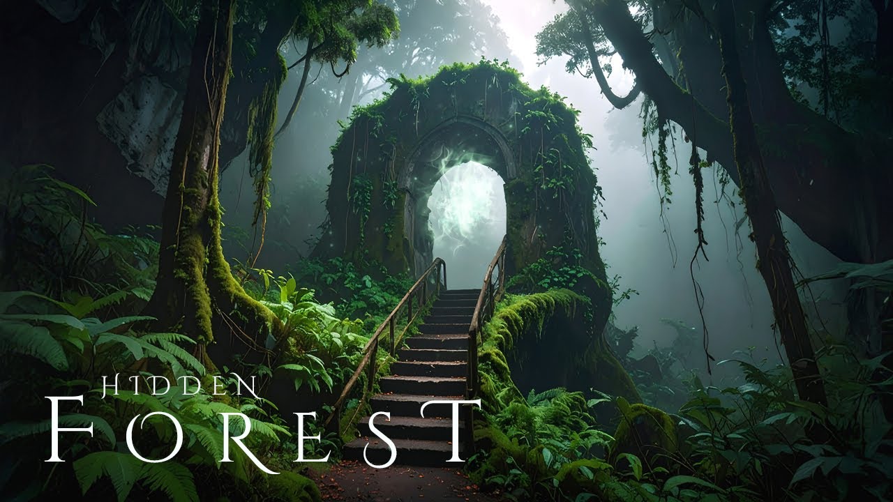 HIDDEN FOREST | Ambient Fantasy Relaxing Music - Ethereal Meditative Soundscape for Deep Relaxation