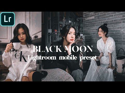 แจกฟรีพรีเซ็ต Lightroom โทนดาร์ก | Black Moon | Lightroom Mobile | Presets Free DNG | NHR Edits