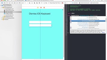 Dismiss iOS App Keyboard in Swift 1.2