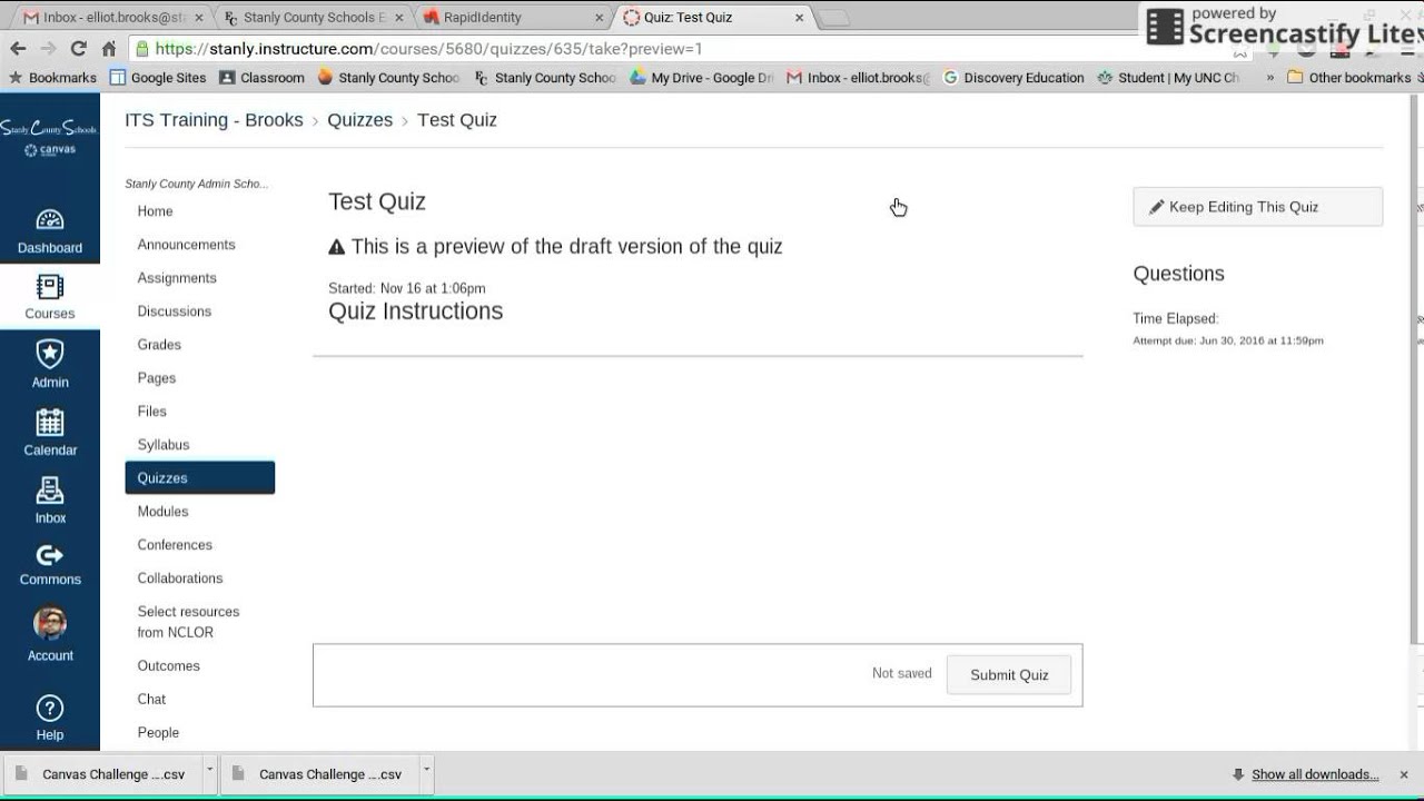 Using Canvas For Assessments YouTube