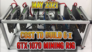 Cost to build a Mining Rig - GTX 1070 - May 2021